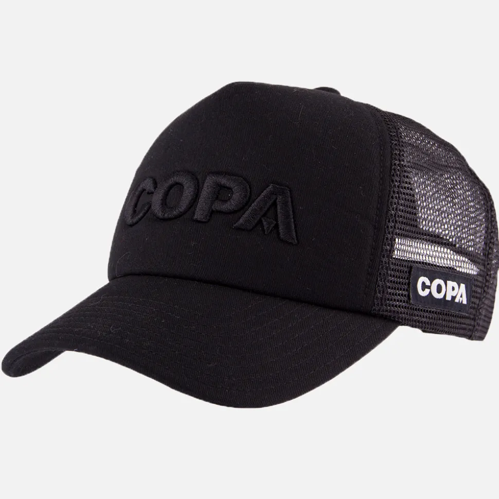 COPA 3D Nero Logo Cappello Trucker