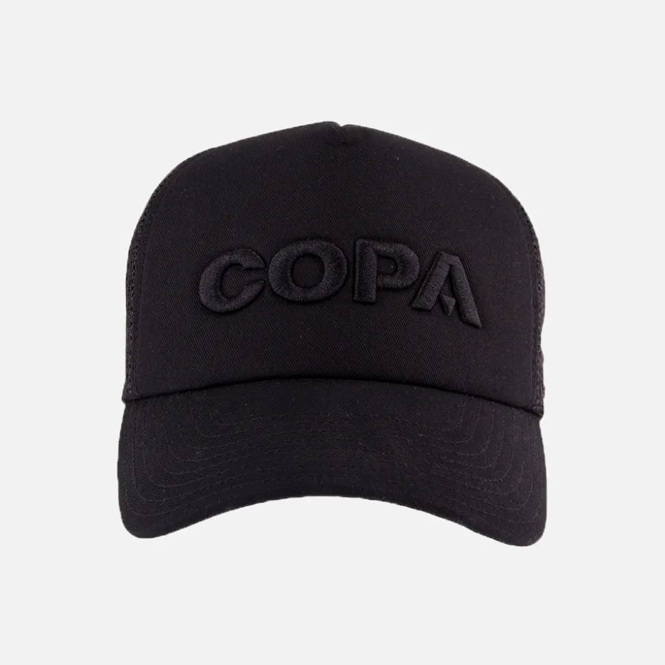 COPA 3D Nero Logo Cappello Trucker