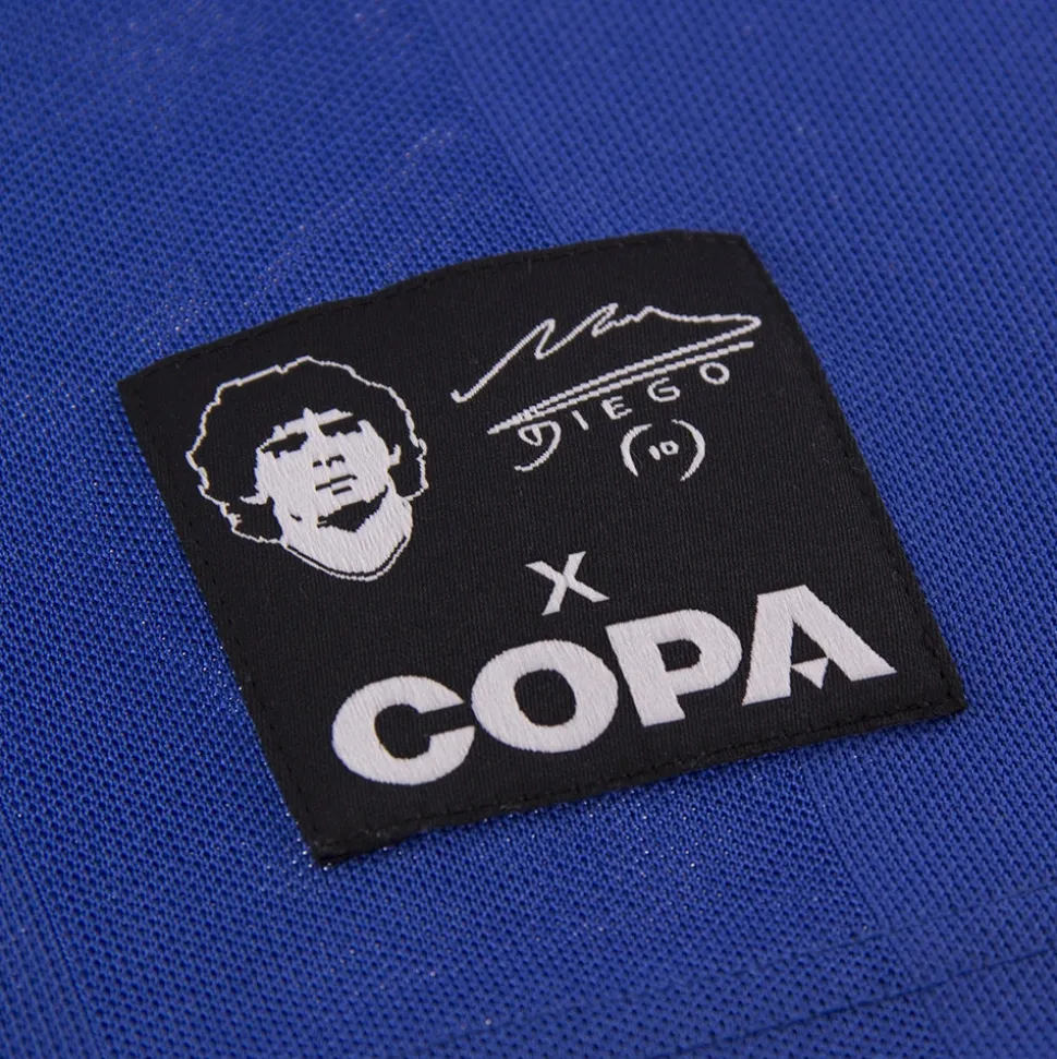 Maradona X COPA Argentina 1986 Away Maglia Storica Calcio