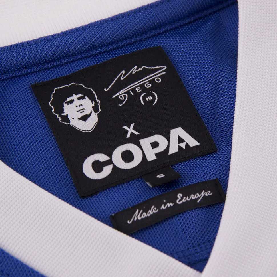 Maradona X COPA Argentina 1986 Away Maglia Storica Calcio