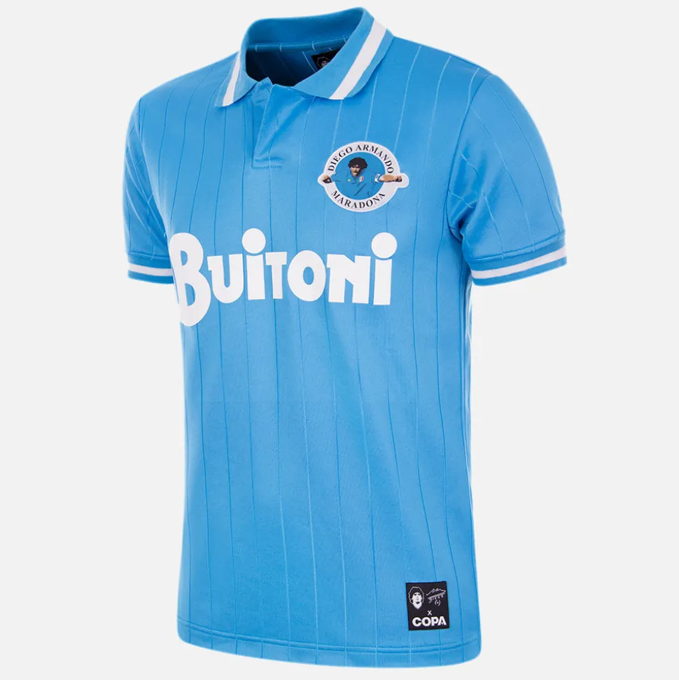 Maradona X COPA Napoli 1986-87 Maglia Storica Calcio