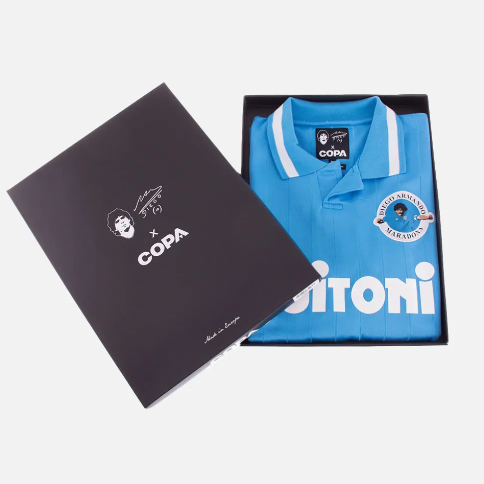 Maradona X COPA Napoli 1986-87 Maglia Storica Calcio