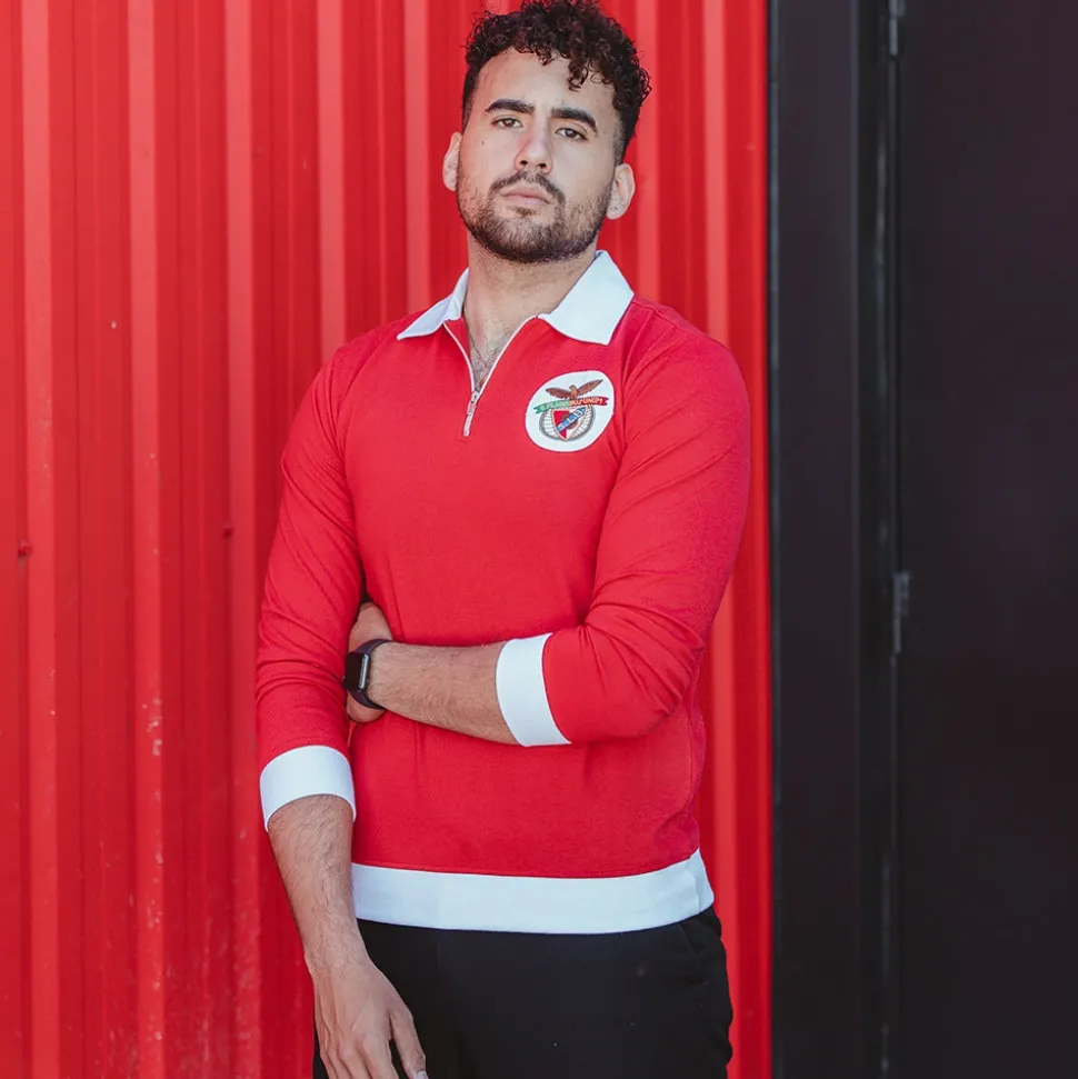 SL Benfica 1962 - 63 Felpa Storica Calcio